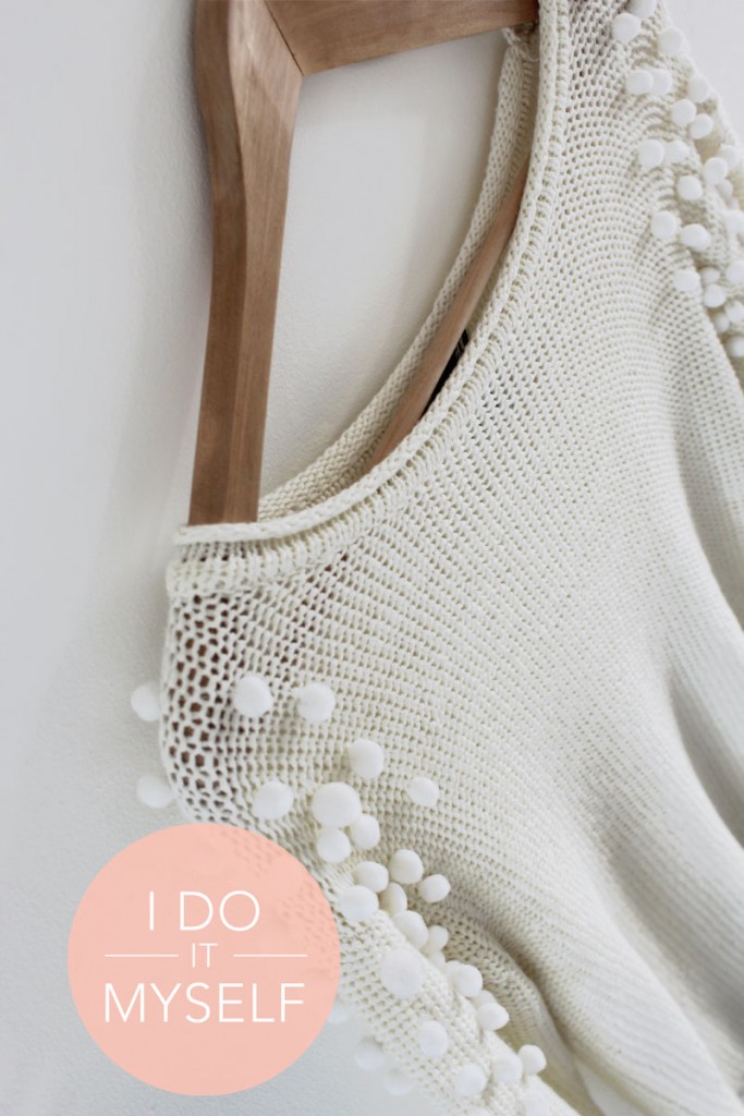 DIY : le pull boule