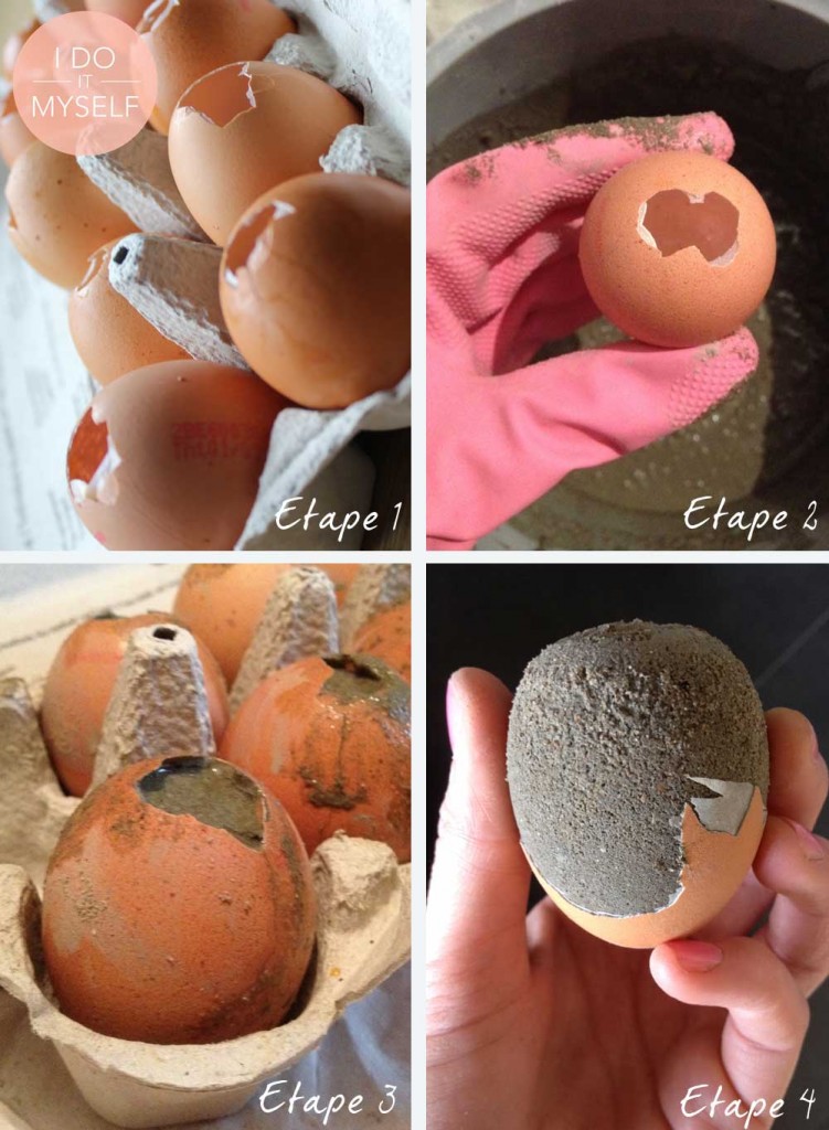 Tutoriel oeufs béton