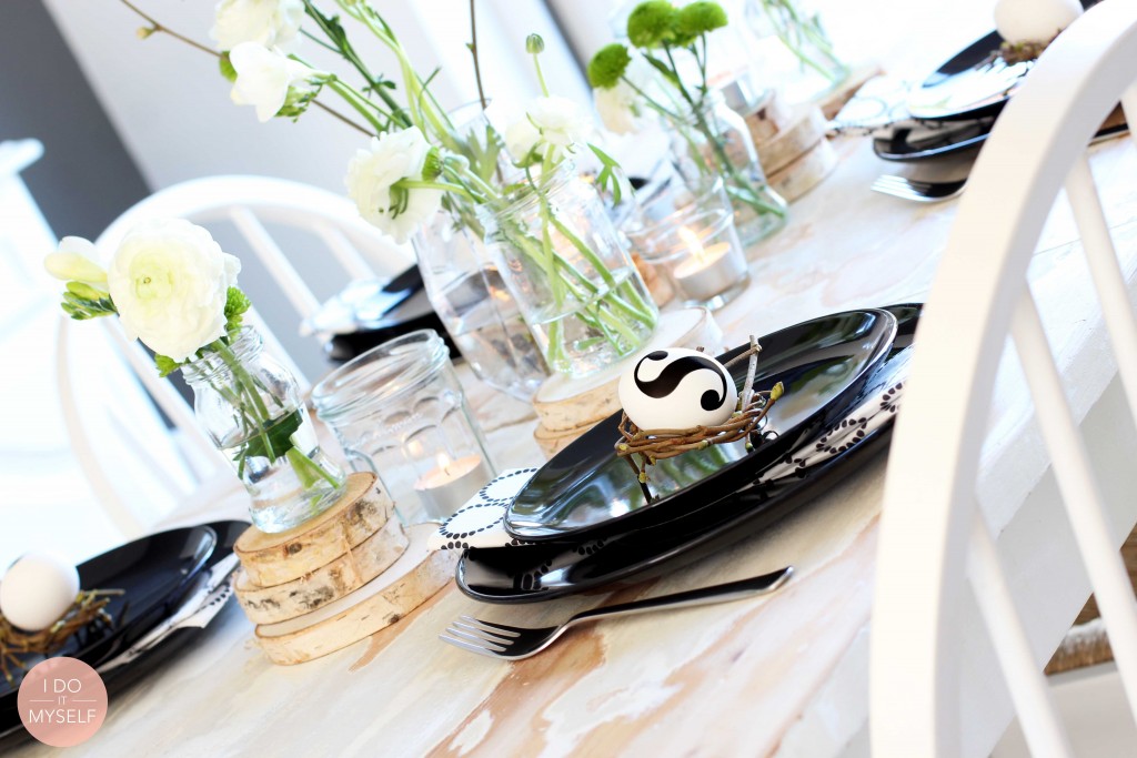 Table noir et blanc