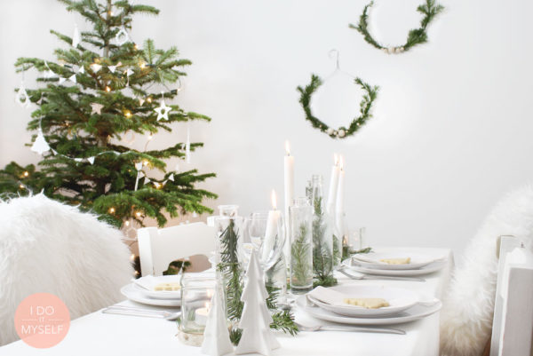 DIY 47 - Table de Noël blanche - I do it myself
