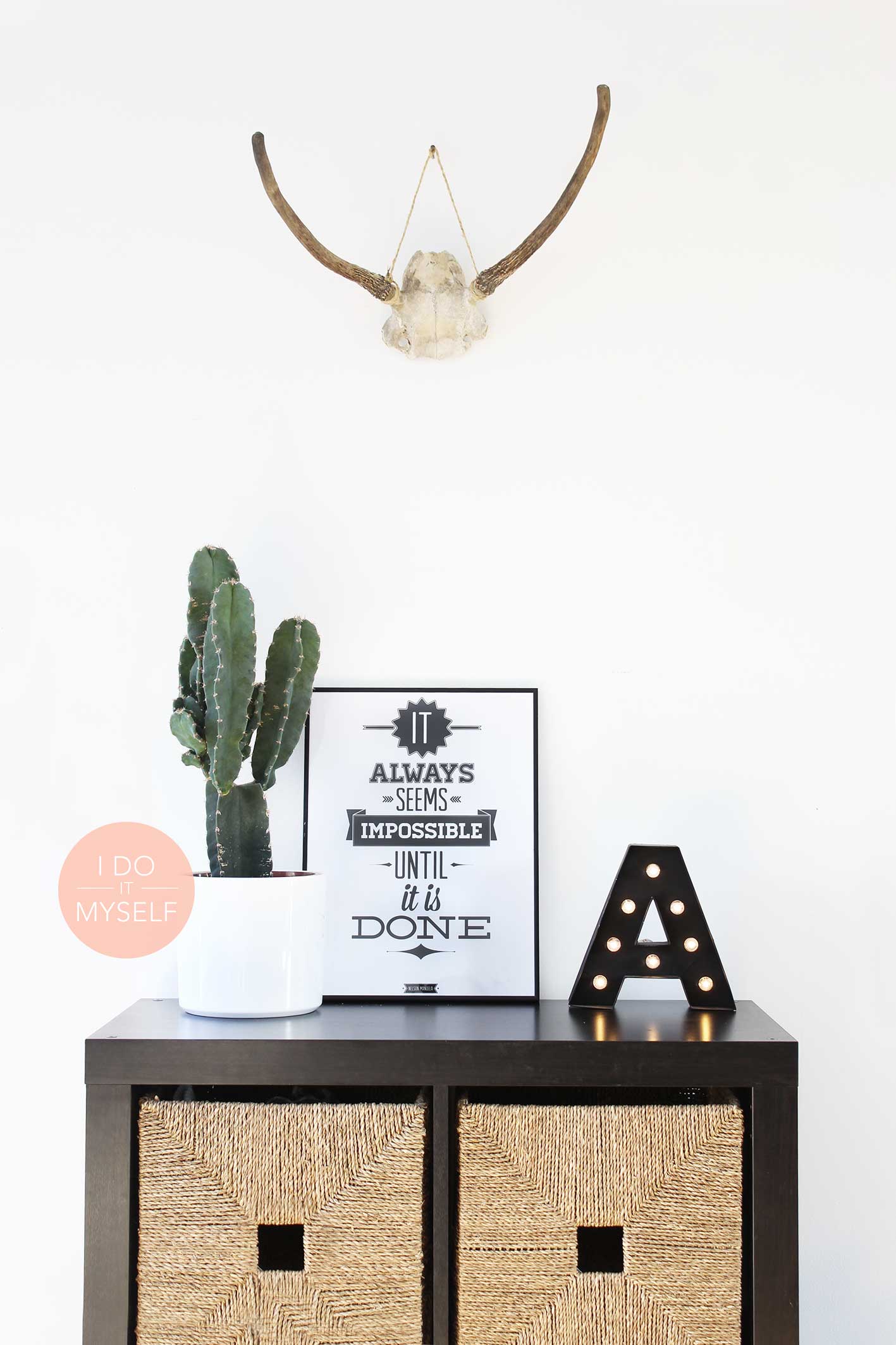 black and white decoration