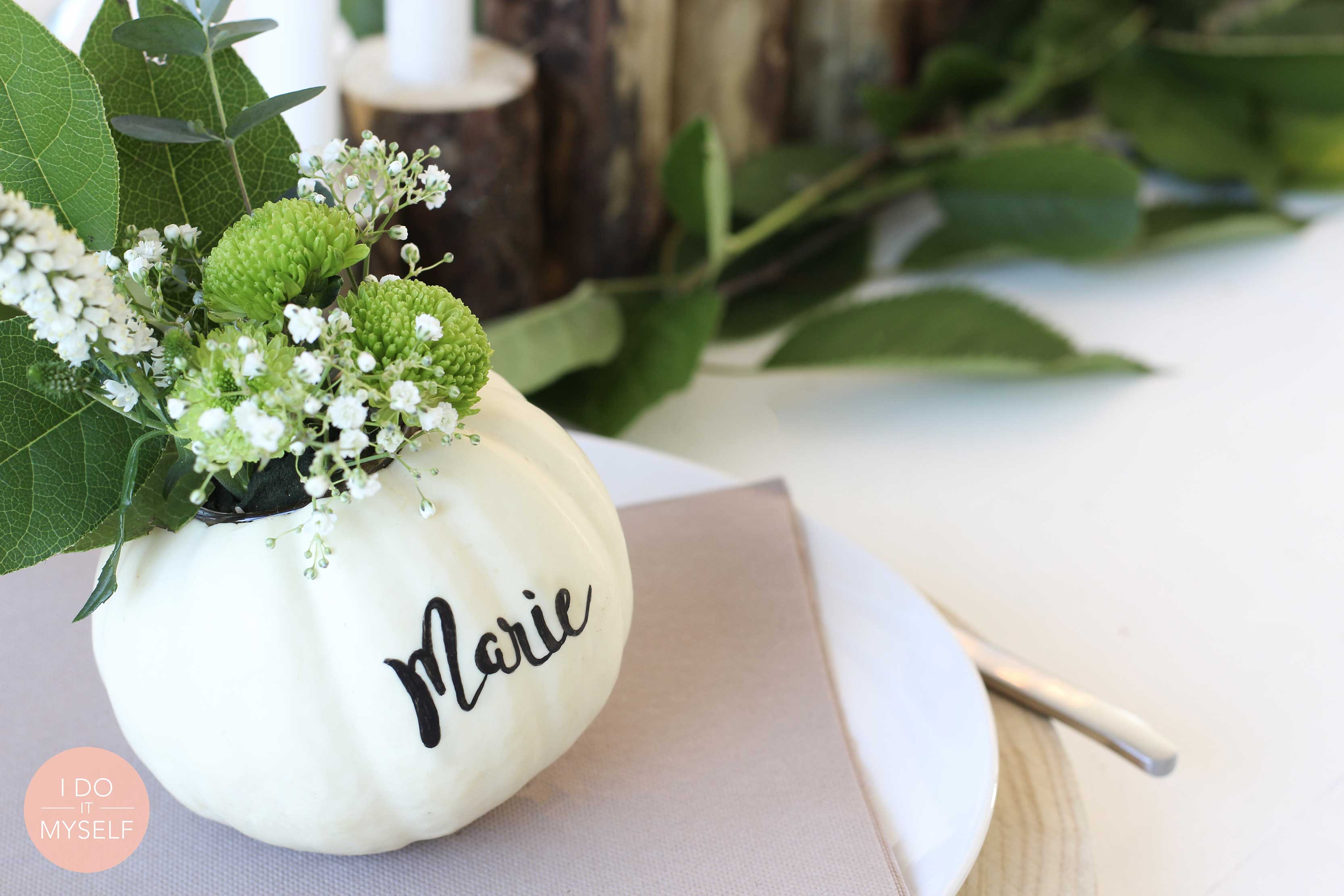 Vase potiron DIY