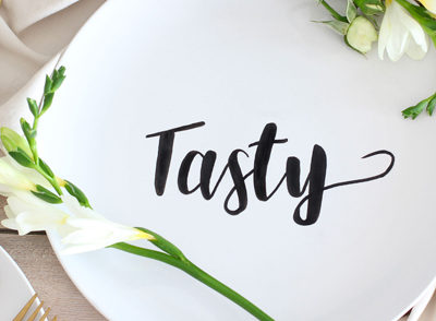DIY assiette
