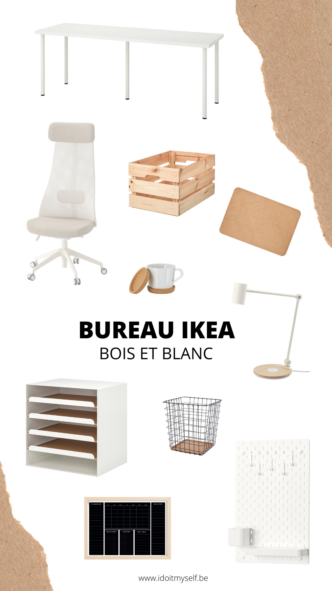 KVISSLE Corbeille à courrier, blanc - IKEA