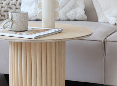 Table basse lattes