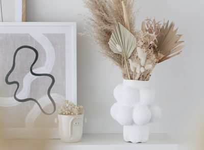 DIY vase organique