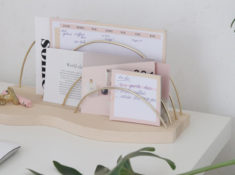 porte document bois