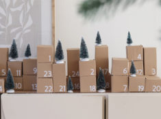 calendrier avent carton