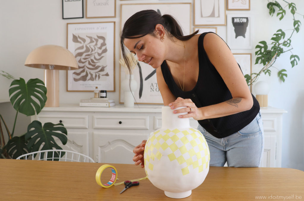 vase diy peinture