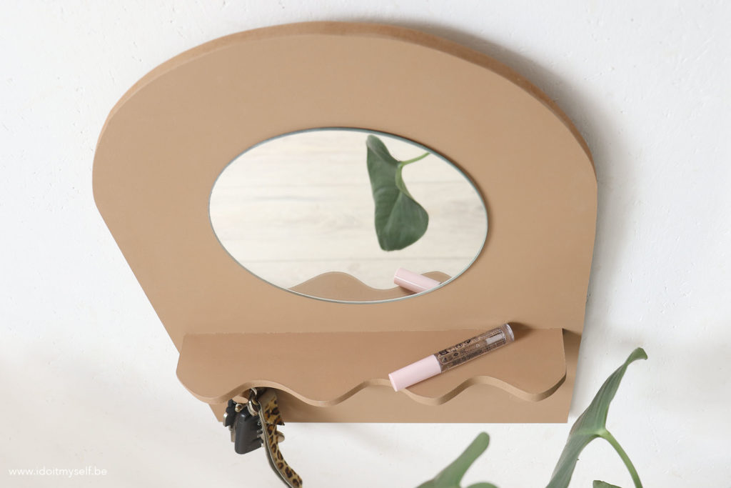 organisateur diy miroir 