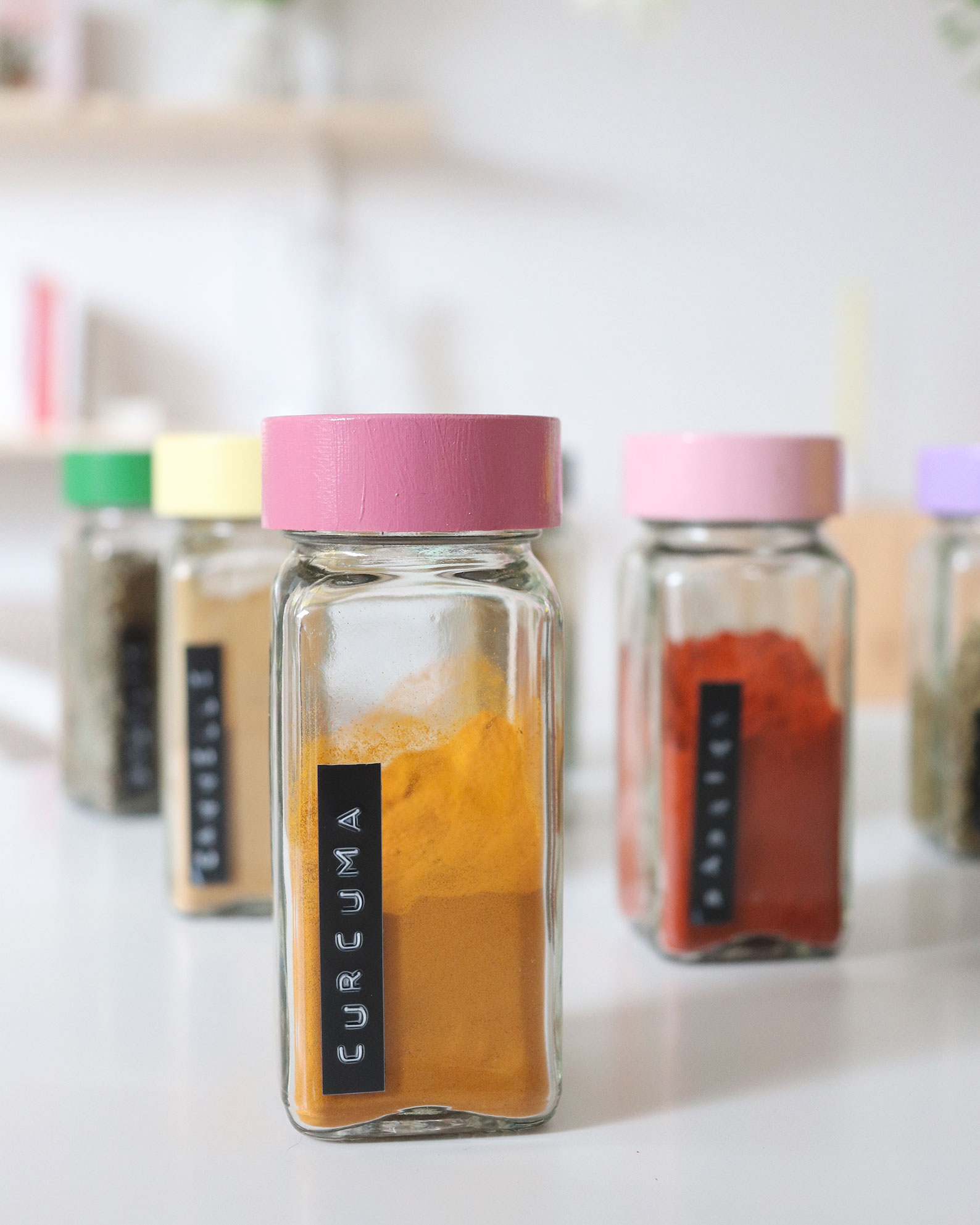 bocaux épices customisés